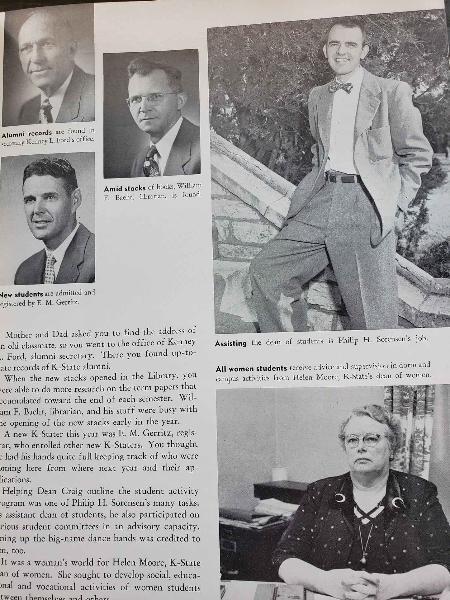 1955 Kansas State College yearbook "Royal Purple"