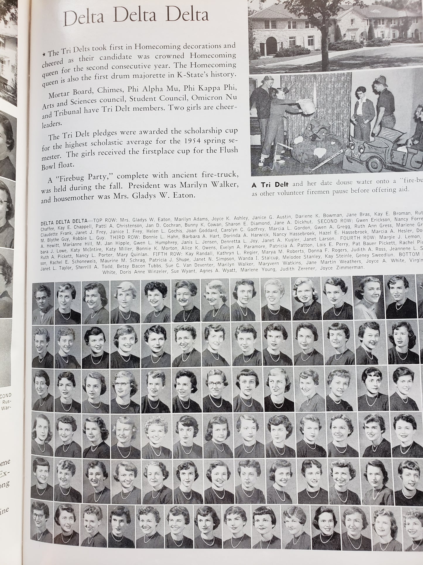 1955 Kansas State College yearbook "Royal Purple"