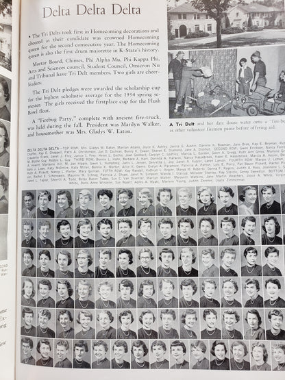 1955 Kansas State College yearbook "Royal Purple"