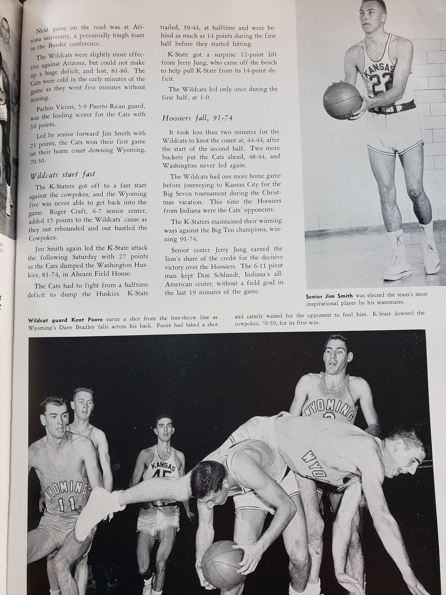 1955 Kansas State College yearbook "Royal Purple"
