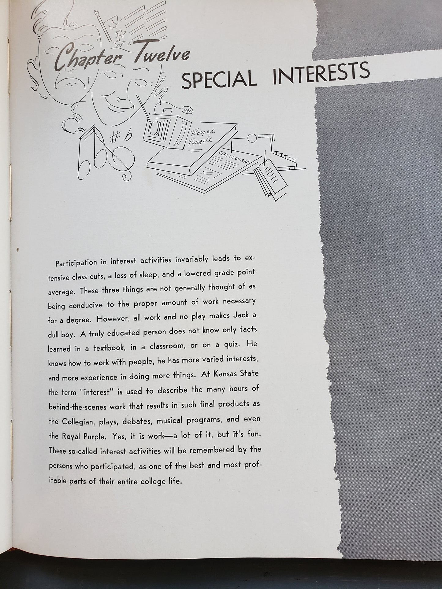 1953 Kansas State College yearbook "Royal Purple"