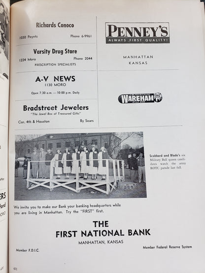 1953 Kansas State College yearbook "Royal Purple"