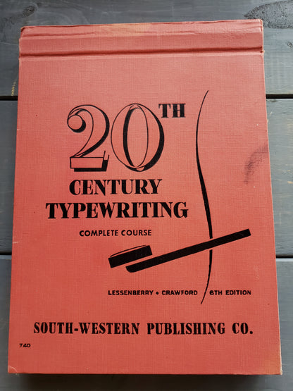 1952 20th century typewriting