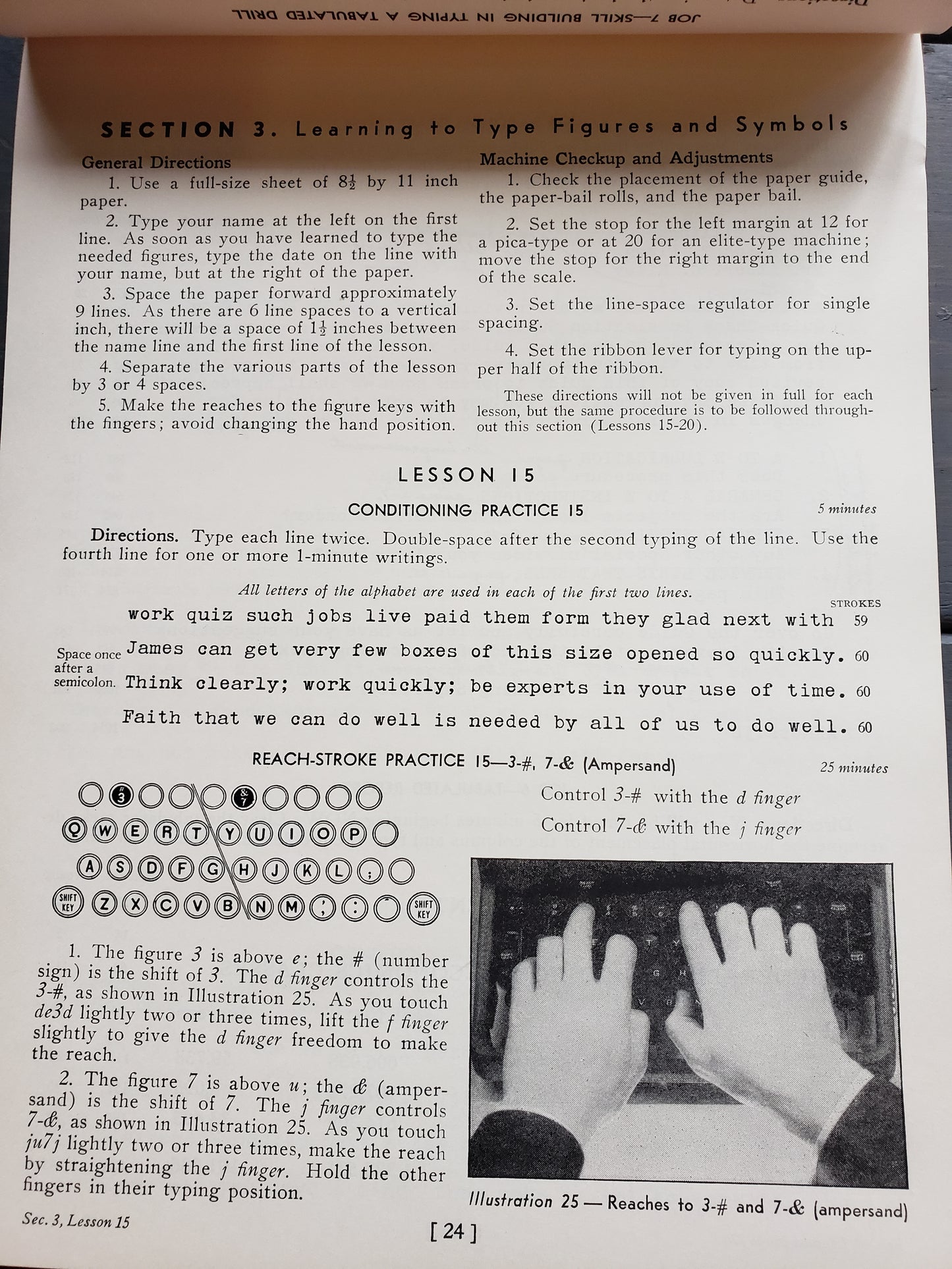 1952 20th century typewriting