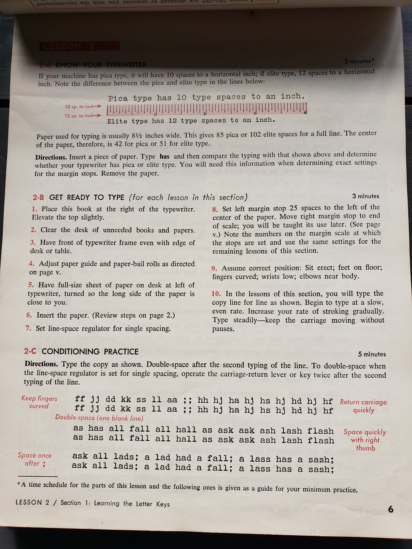 1962 20th Century Typewriting Eighth Edition