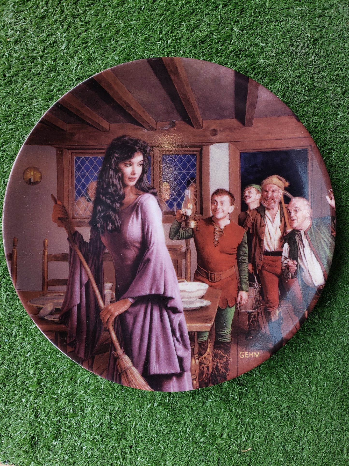 Snow White collectible plate by Charles Gehm (1986)