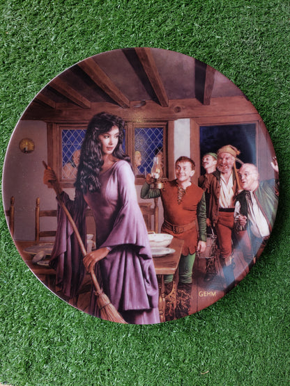 Snow White collectible plate by Charles Gehm (1986)