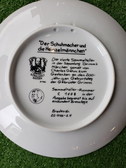 The Shoemaker and the Elves collectible plate by Charles Gehm