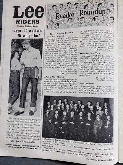 1956 Future Farmer Magazine (Oct. - Nov.)