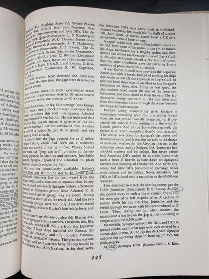 United States Destroyer Operations in World War II by Theodore Roscoe