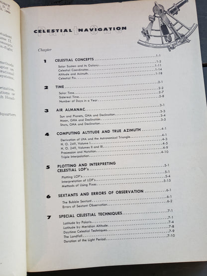 (1950) Set of Air Navigation training books