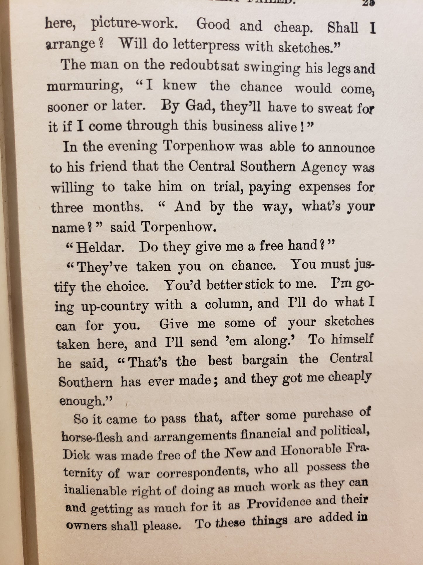 The Light that Failed, by Rudyard Kipling