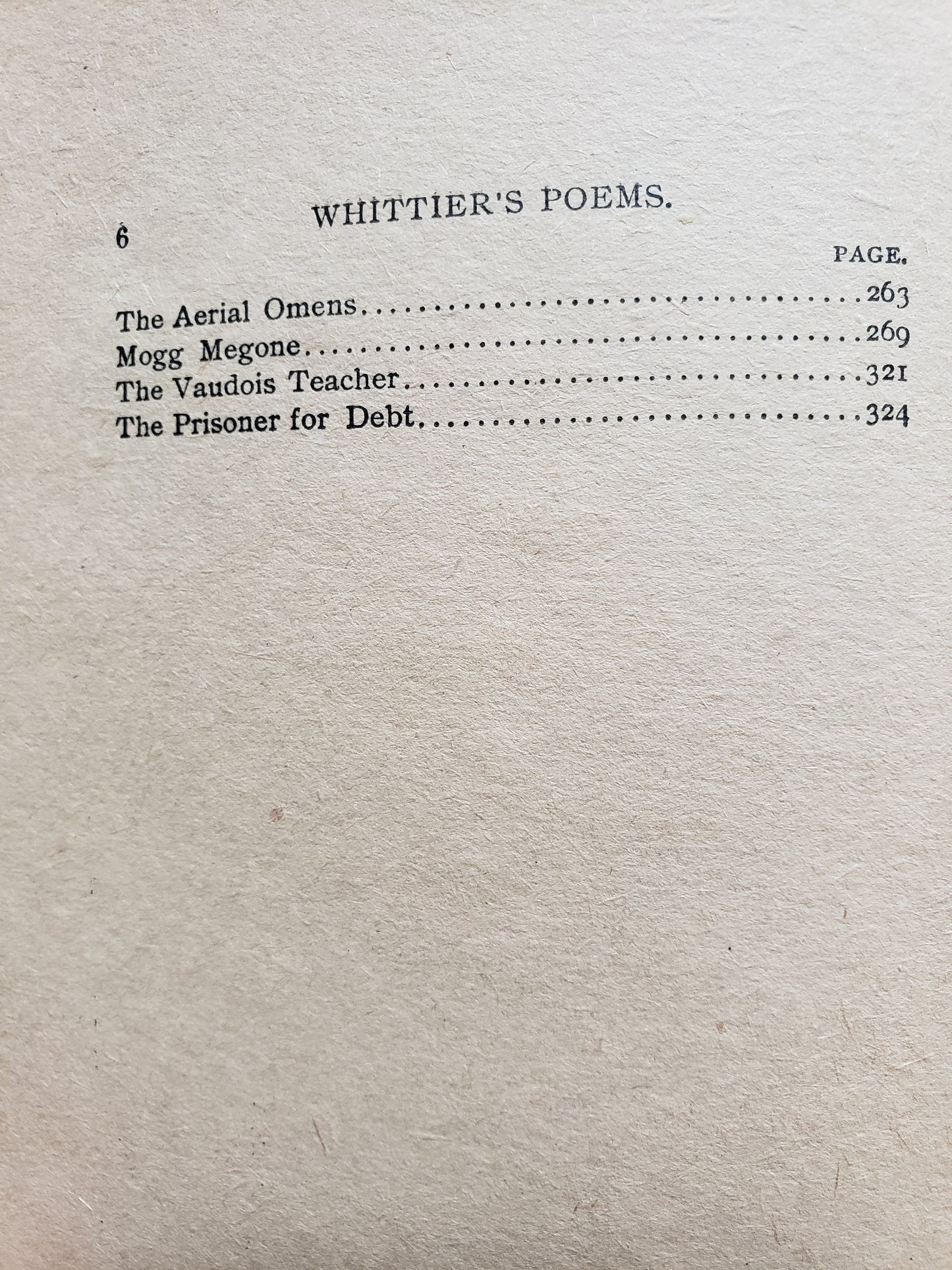 Whittier's Poems (early 1900s)