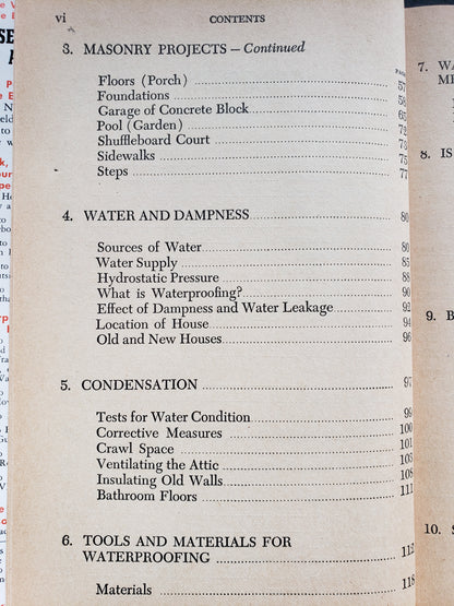 The WISE Handbook of Masonry and Waterproofing (1953)