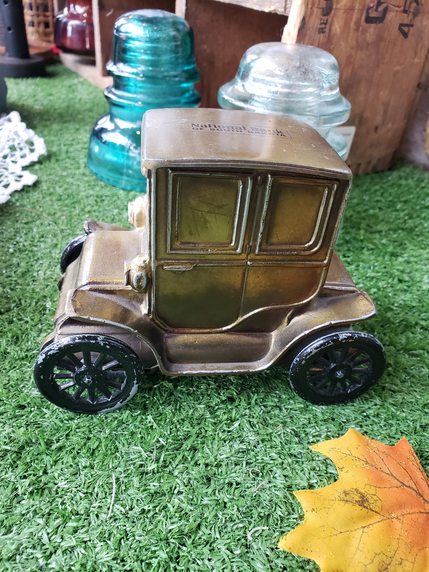 Bronze Car Bank National Bank of S.D.