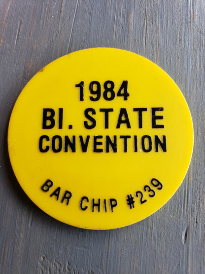 1984 Moose Lodge bar chip