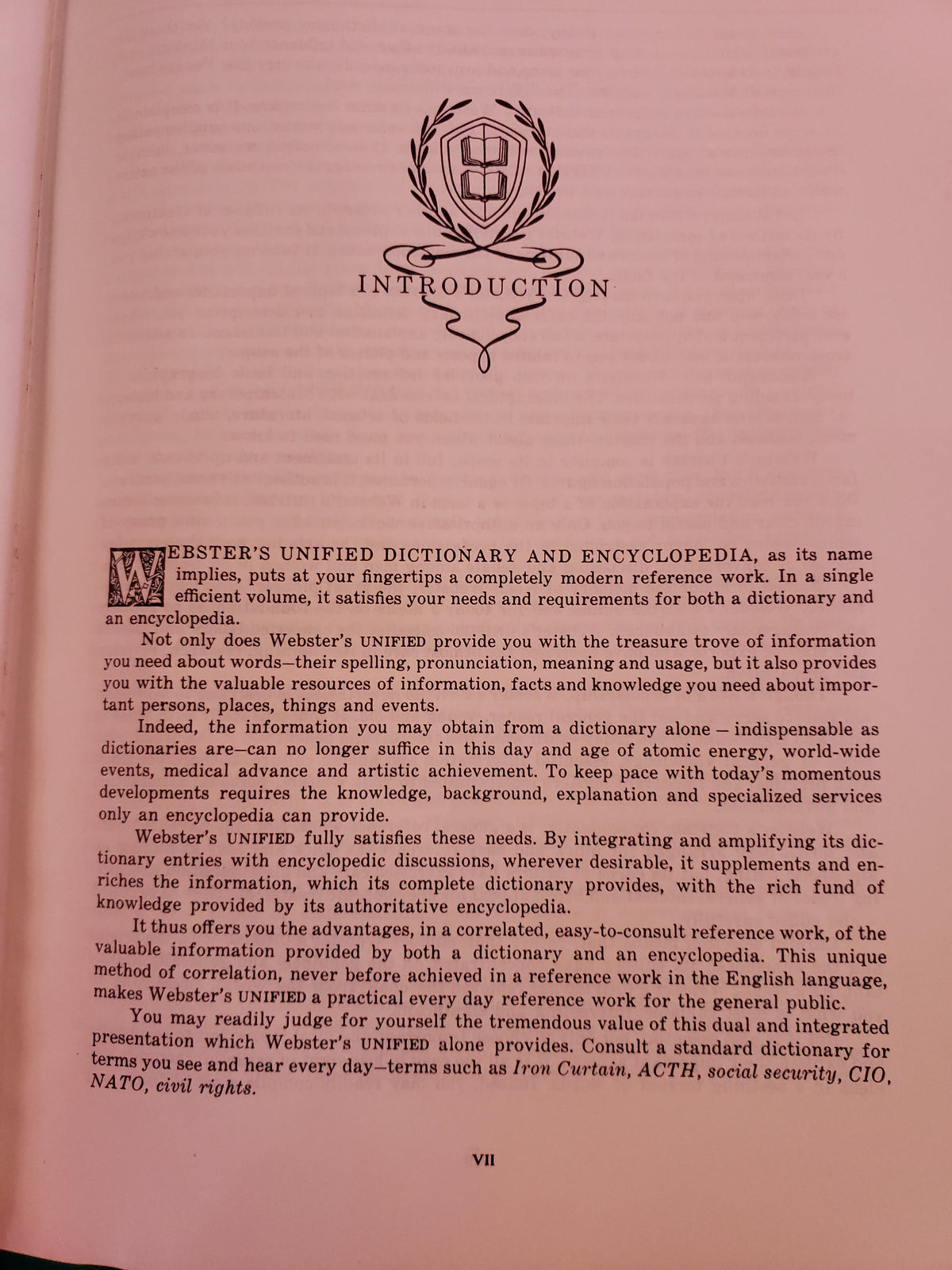 Webster's Unified Dictionary & Encyclopedia (1954)