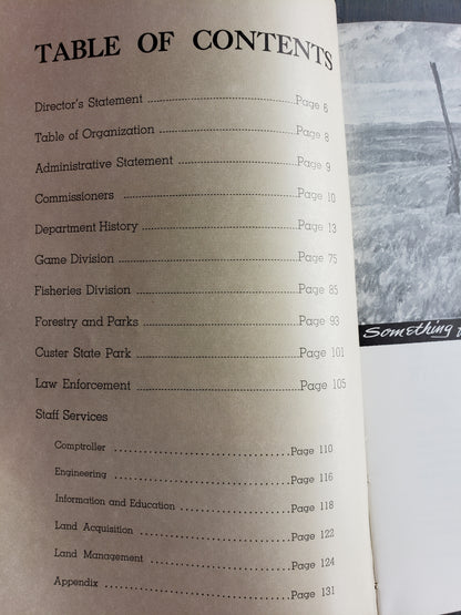(1959) Looking Back Past 50 Years South Dakota Dept of Game, Fish and Parks