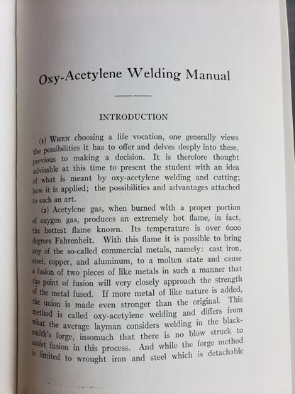 (1919) Oxy-Acetylene Welding Manual by Lorn Campbell, Jr.