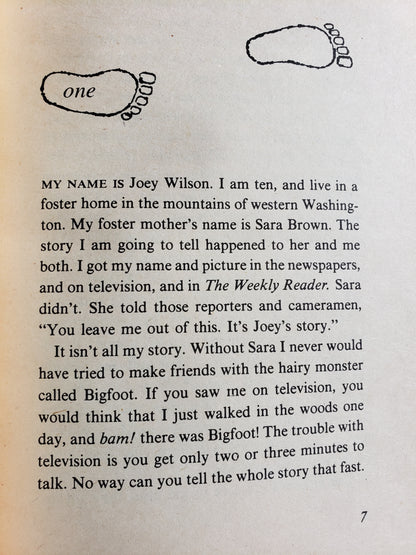 The Boy Who Saw Bigfoot by Marian T. Place (1979)