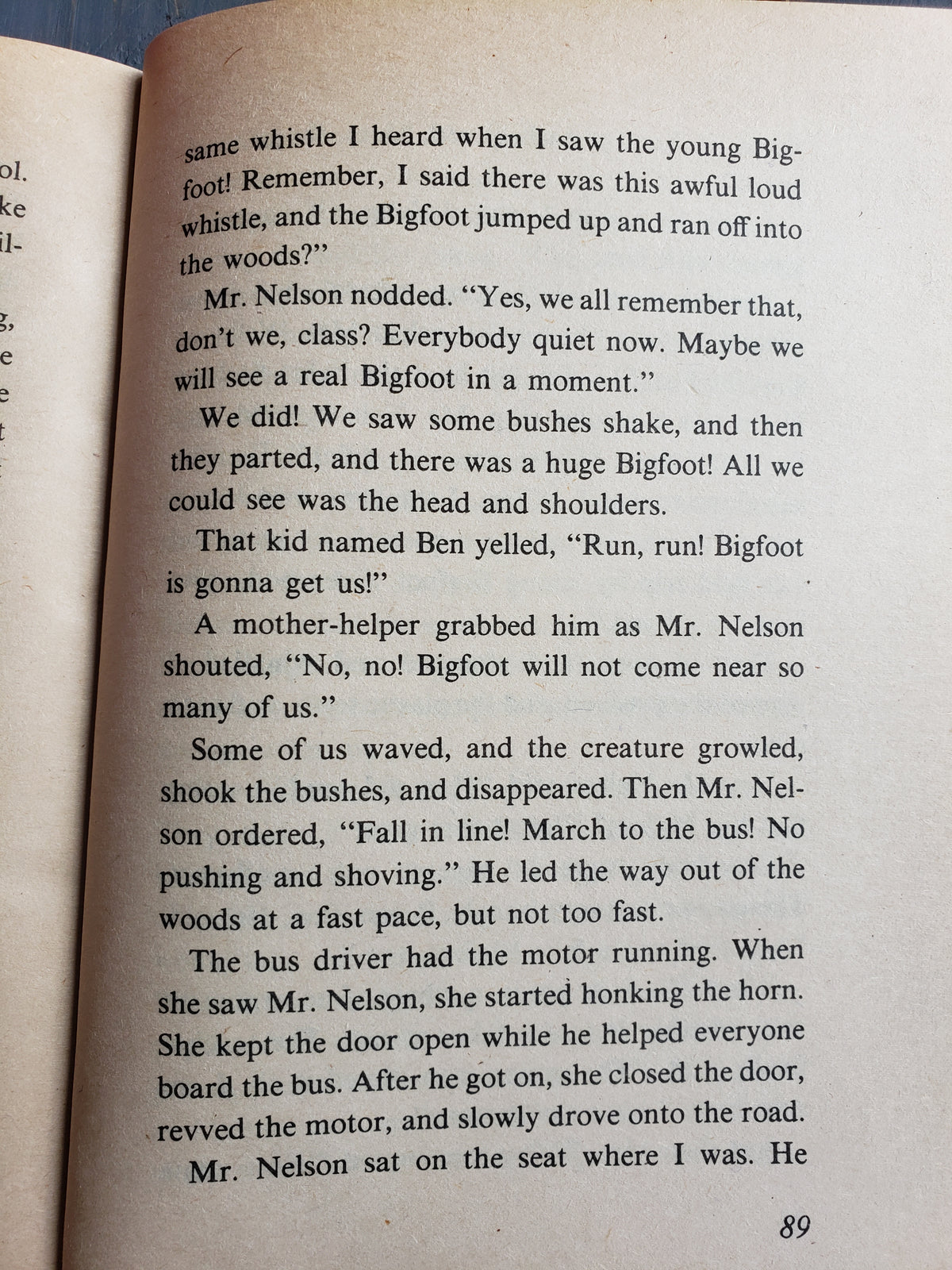 The Boy Who Saw Bigfoot by Marian T. Place (1979)