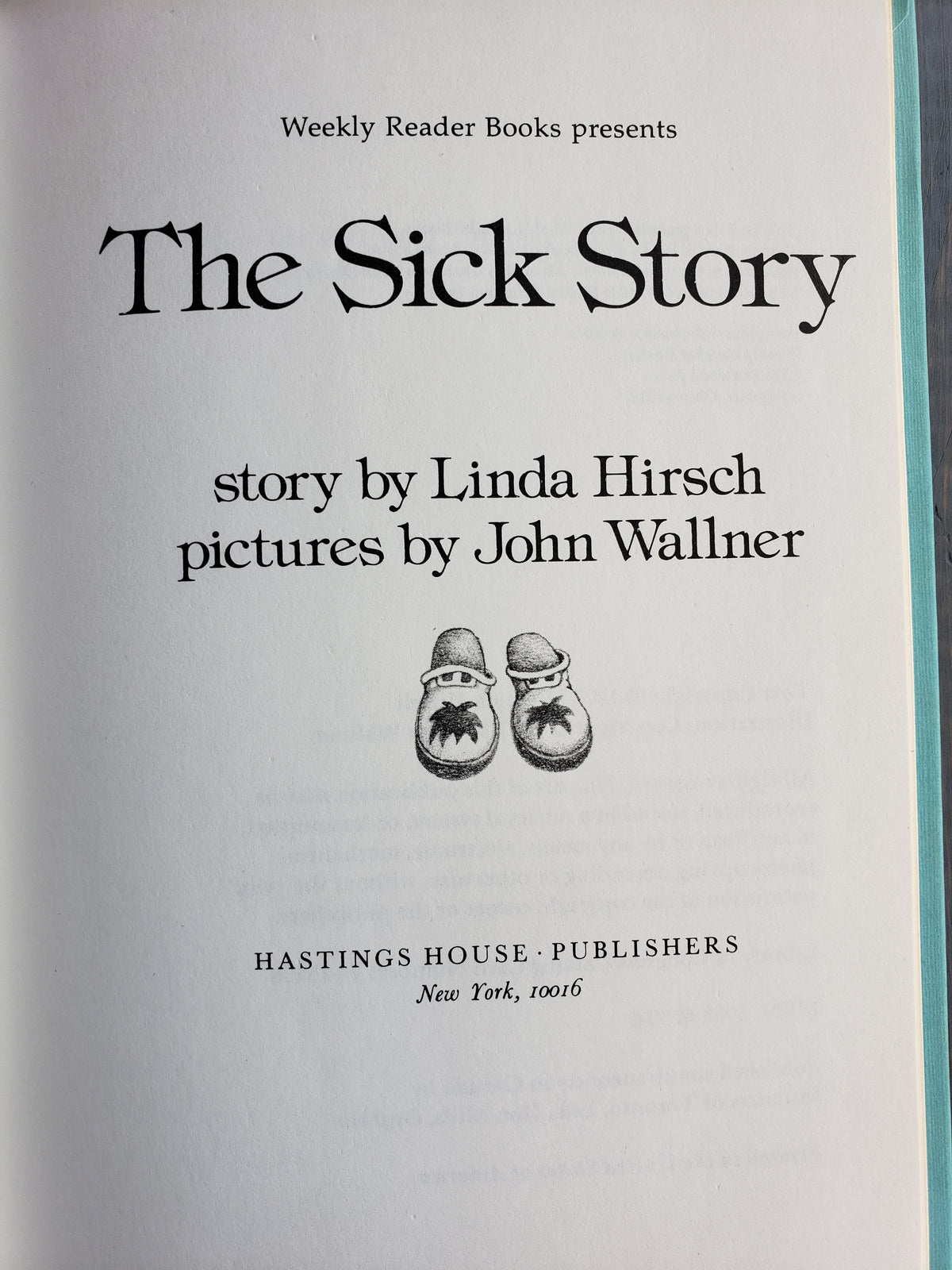 The Sick Story by Linda Hirsch (1977)