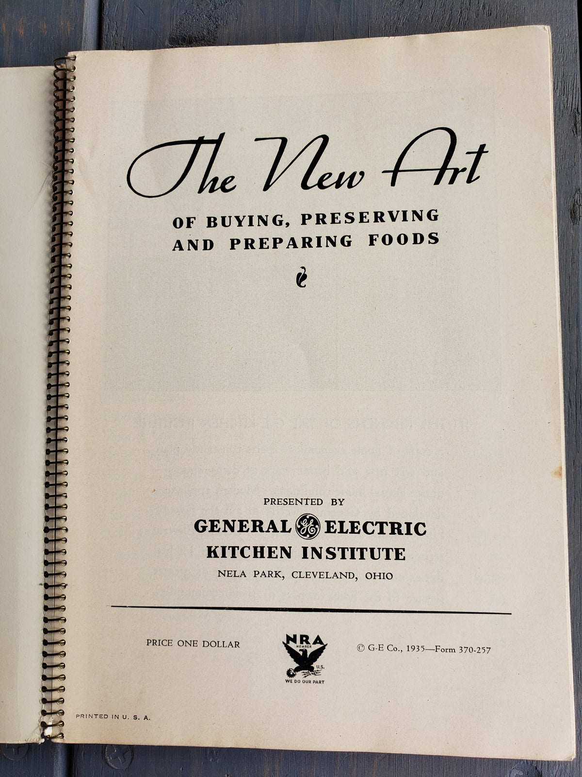 (1935) The New Art cookbook