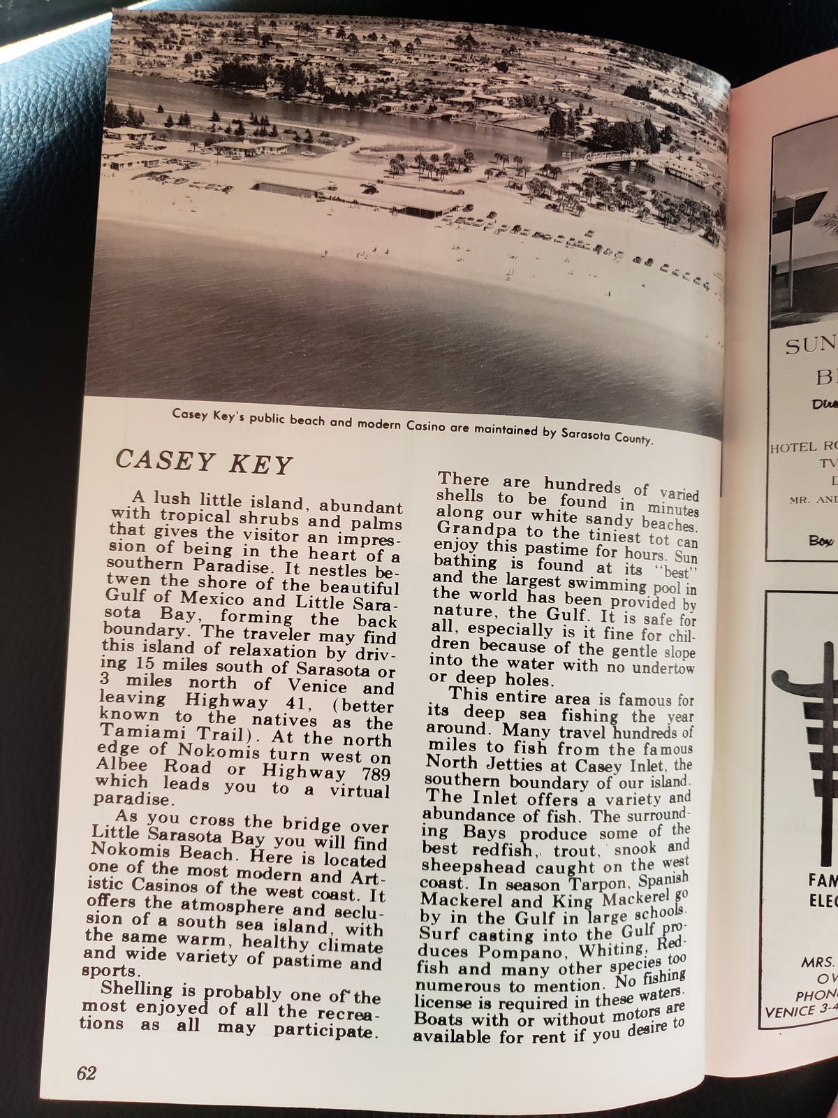 (1959) Venice (Florida) Area Visitor's Guide
