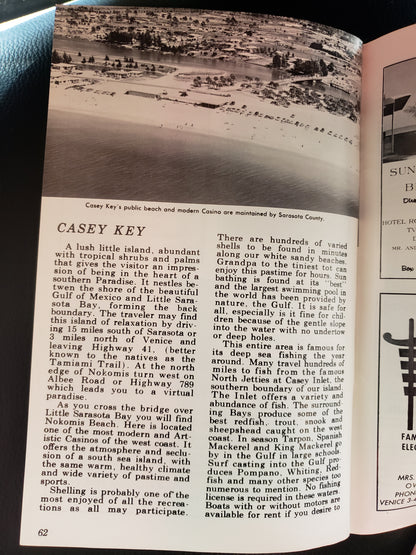 (1959) Venice (Florida) Area Visitor's Guide
