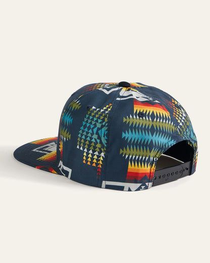 Pendleton Printed Snapback Hat in Chief Joseph Black