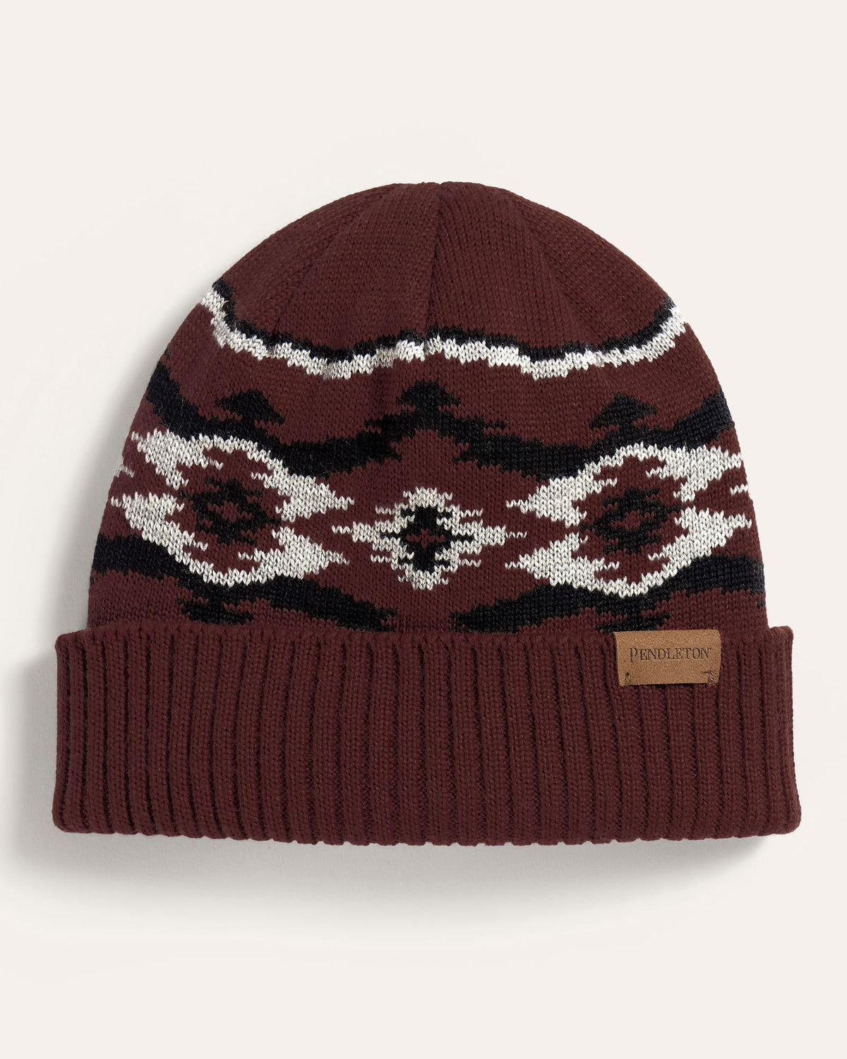 Pendleton Merino Beanie in Crown Point Red