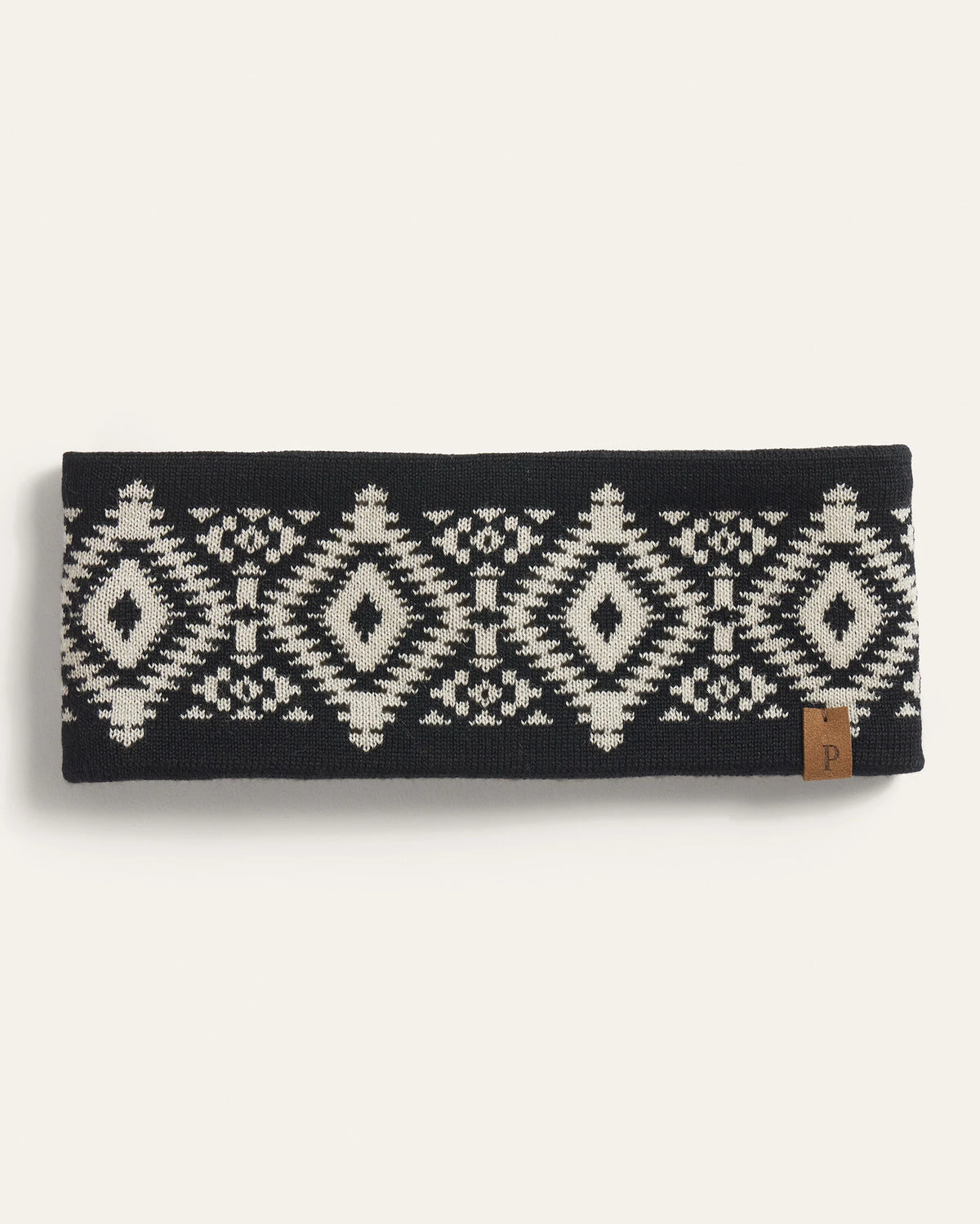 Pendleton Fleece lined Headband in Los Ojos Black