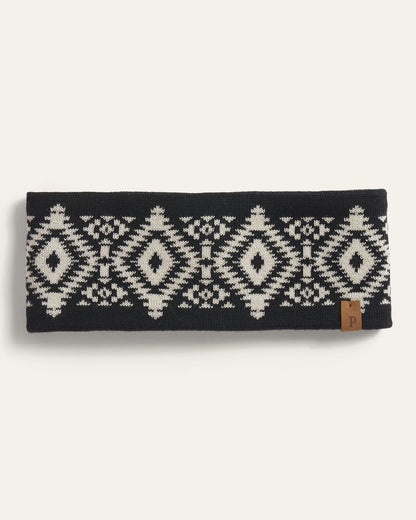 Pendleton Fleece lined Headband in Los Ojos Black