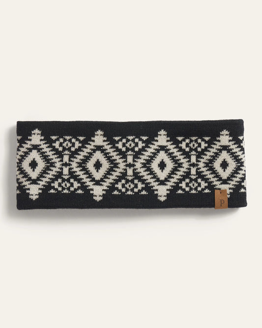Pendleton Fleece lined Headband in Los Ojos Black