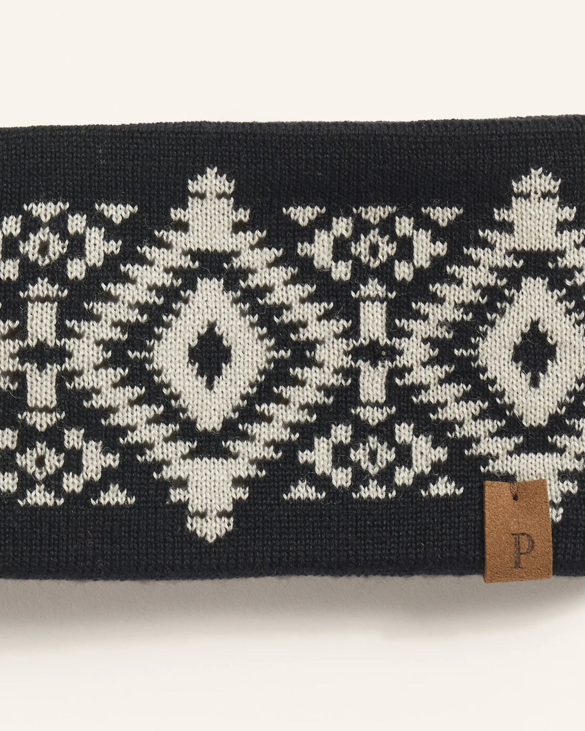 Pendleton Fleece lined Headband in Los Ojos Black