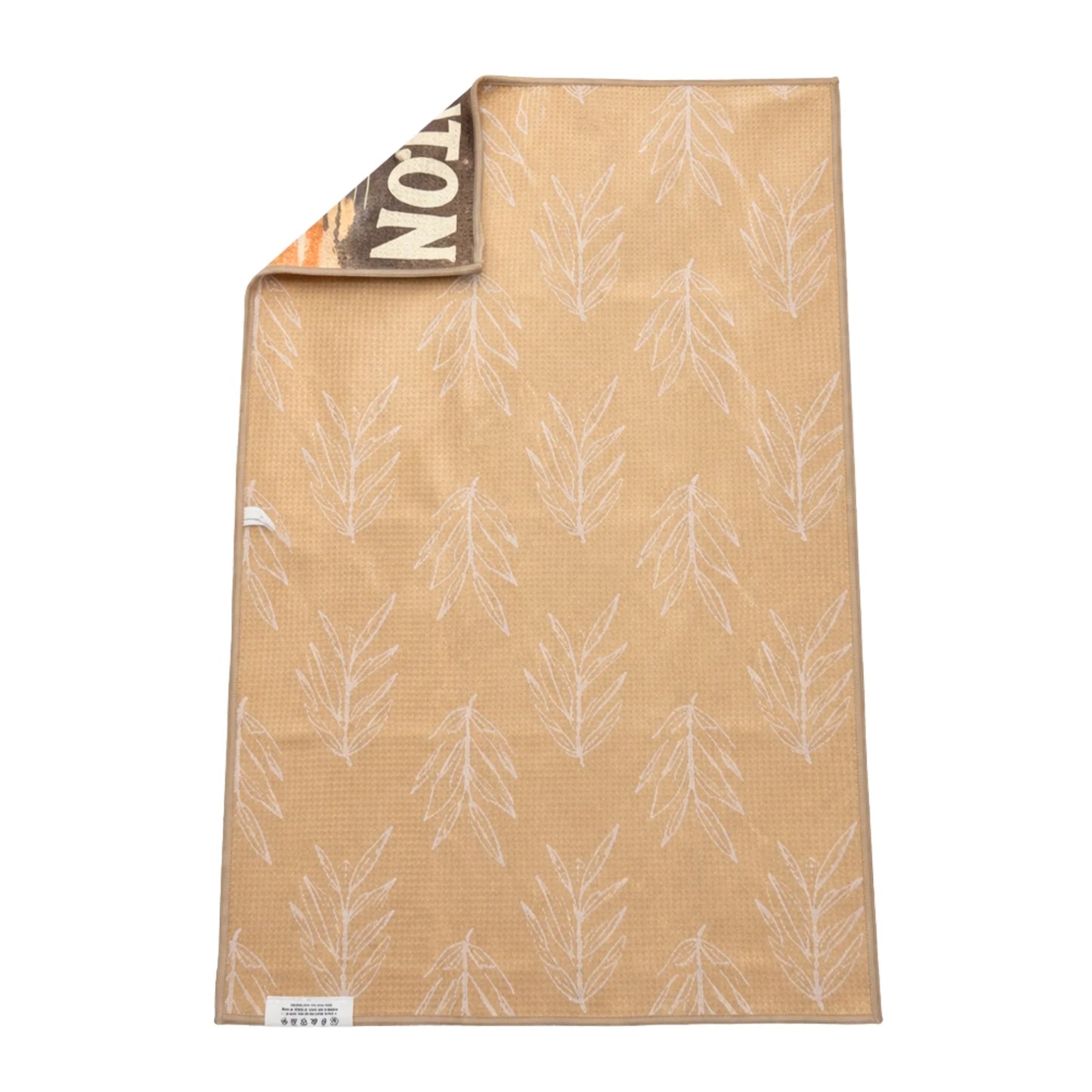 On Moose Time (Grand Teton) waffle weave microfiber kitchen towel