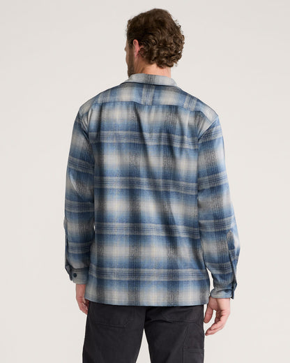Pendleton Board Shirt in Grey/Navy Ombre