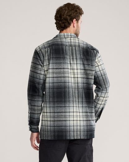 Pendleton Board Shirt TALL Black White Ombre