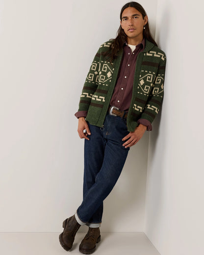 Pendleton Men's Dark Green Original Westerly Sweater