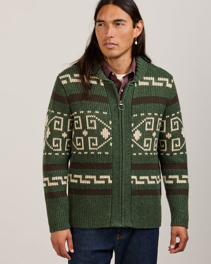 Pendleton Men's Dark Green Original Westerly Sweater