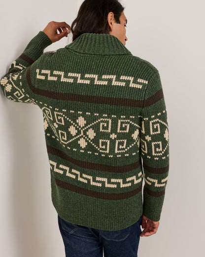 Pendleton Men's Dark Green Original Westerly Sweater
