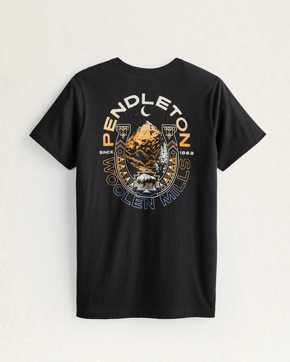 Pendleton Twilight Ranch Graphic Tee in Black/ Multi