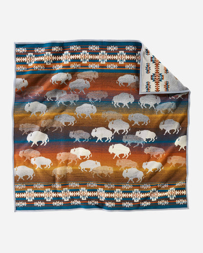 Pendleton Prairie Rush Hour Throw in Grey