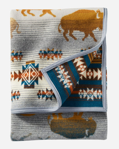 Pendleton Prairie Rush Hour Throw in Grey