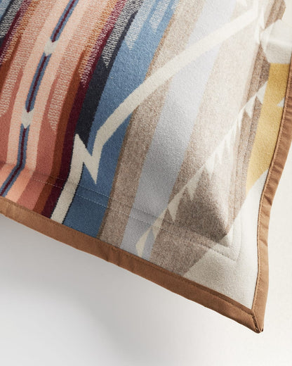 Pendleton Jacquard Standard Sham, Suede / White Sands Tan