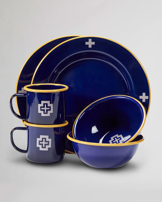 Pendleton Camp Enamelware Set Navy Cross