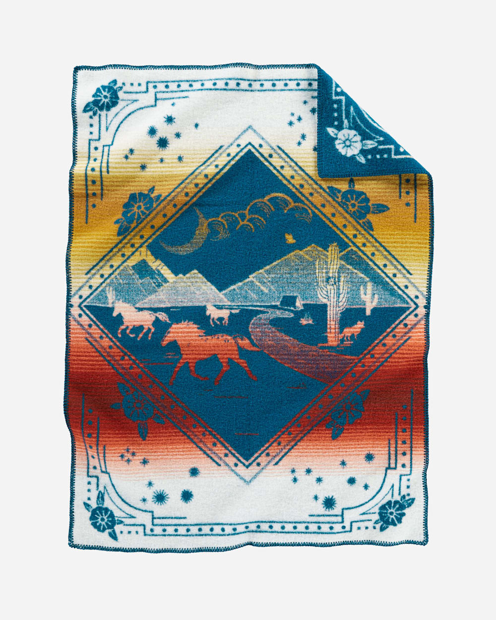 Pendleton Jacquard  Crib Blanket, Wind Riders