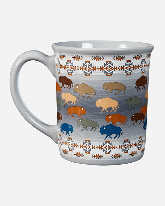 Pendleton Prairie Rush Hour Grey 18 oz mug