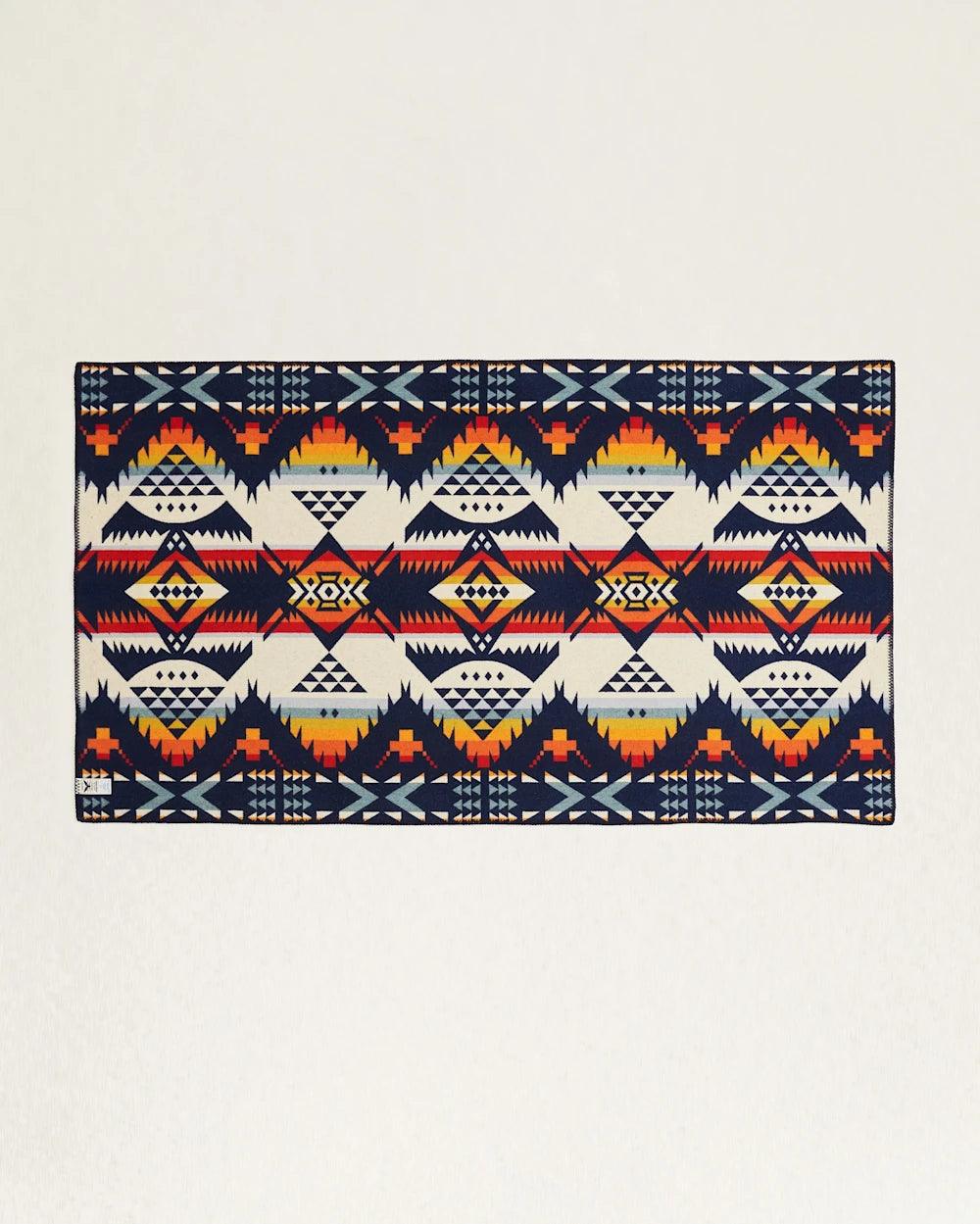 Pendleton Jacquard Saddle Blanket in Nehalem Navy