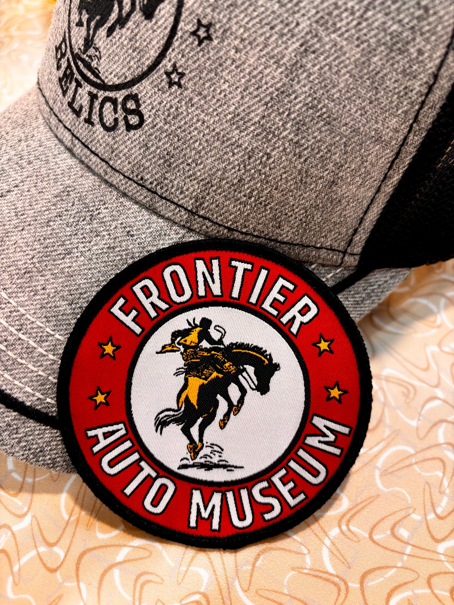 Frontier Auto Museum 3in Iron-On Patch